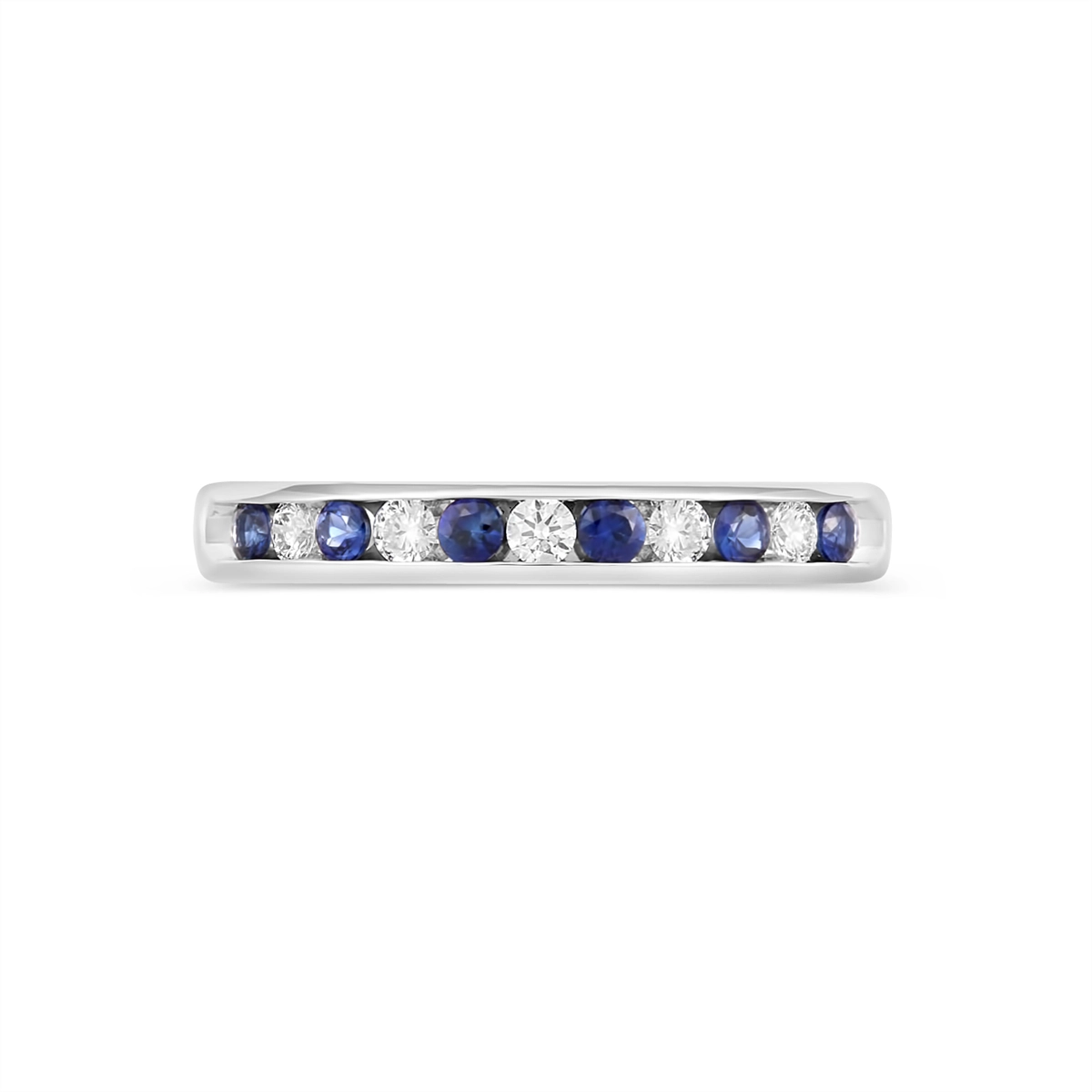 Wedding Bands Wedding Rings in White Gold containing Multi-gemstone, Diamond, Sapphire 456571