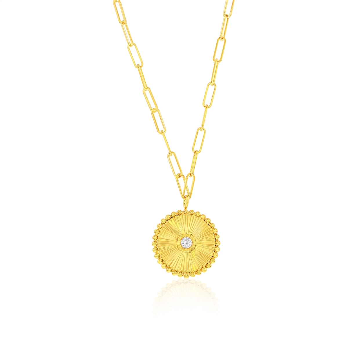 Necklaces Necklaces in Yellow Gold containing Diamond 456576