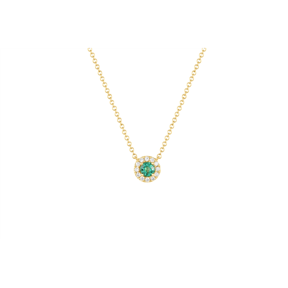 Necklaces Necklaces in Yellow Gold containing Multi-gemstone, Diamond, Emerald 456577