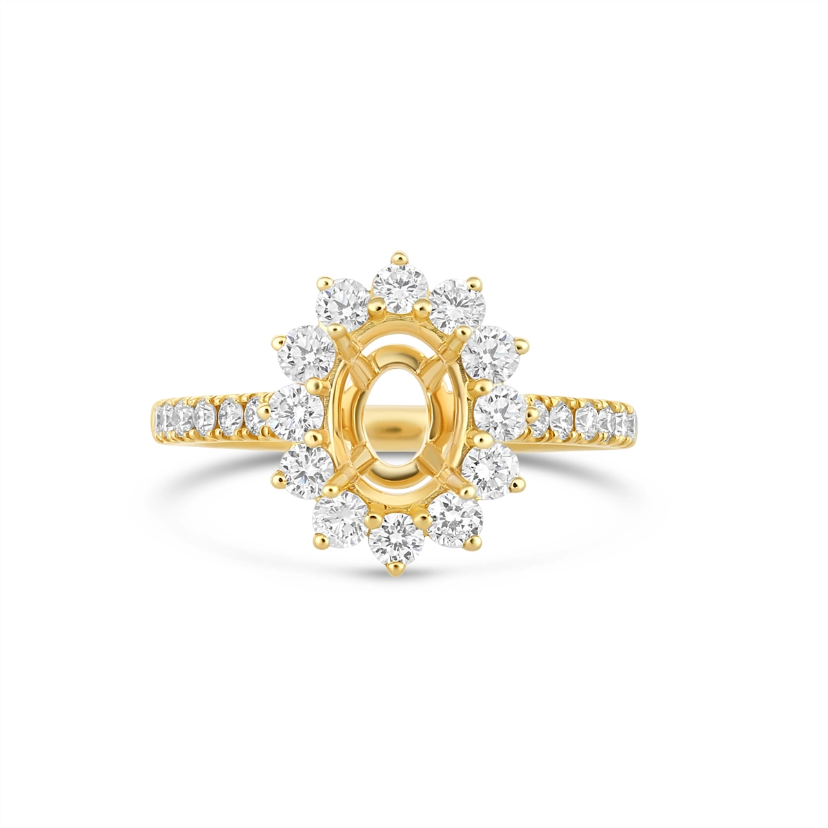 Engagement Collections Engagement Rings in Yellow Gold containing Diamond 456588