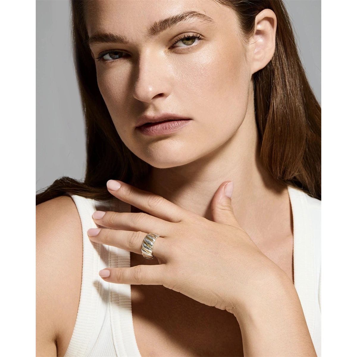 Konstantino Rings in Mixed Metals DMK2182-130 S7