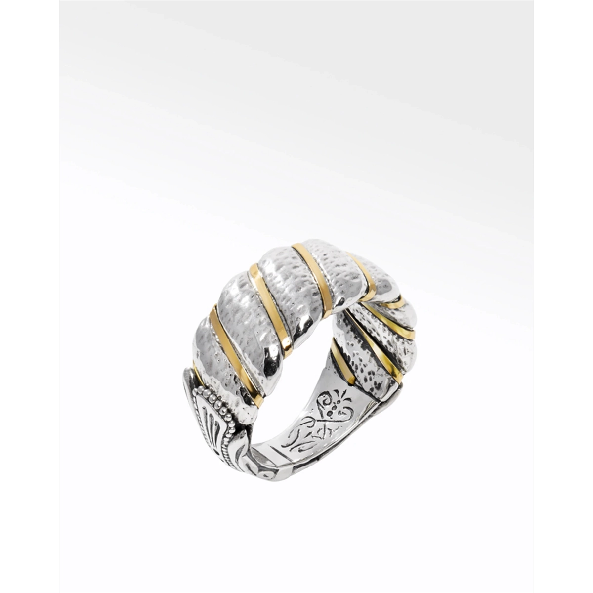 Konstantino Rings in Mixed Metals DMK2182-130 S7