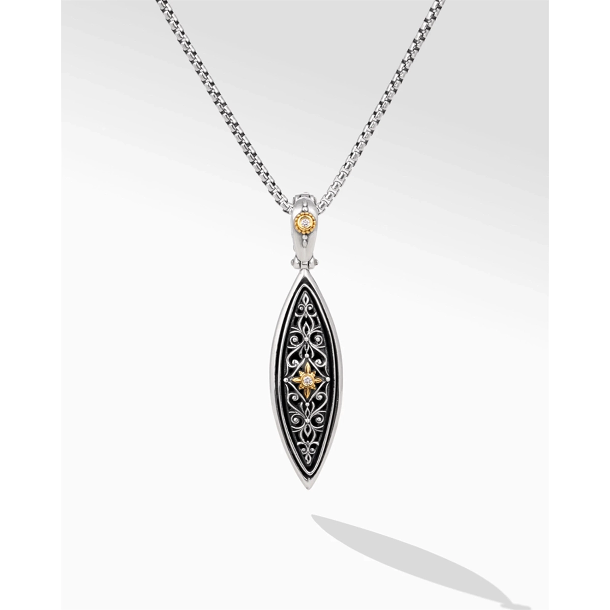 Konstantino Pendants in Mixed Metals containing Diamond MEKJ811-130-109