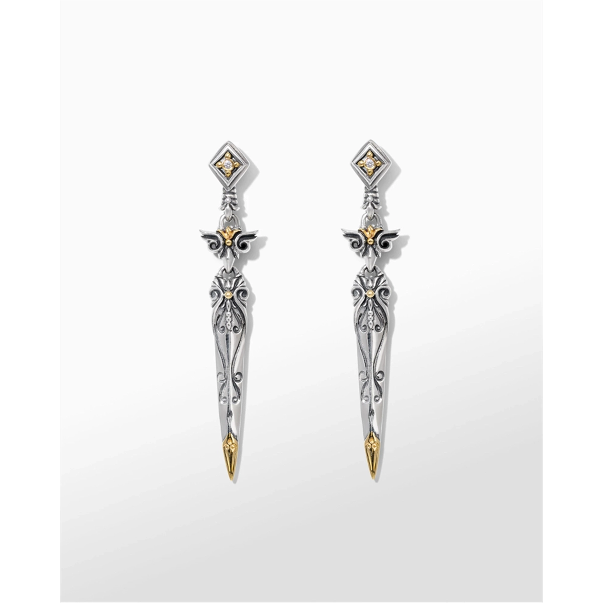 Konstantino Earrings in Mixed Metals containing Diamond SKKJ743-130-109