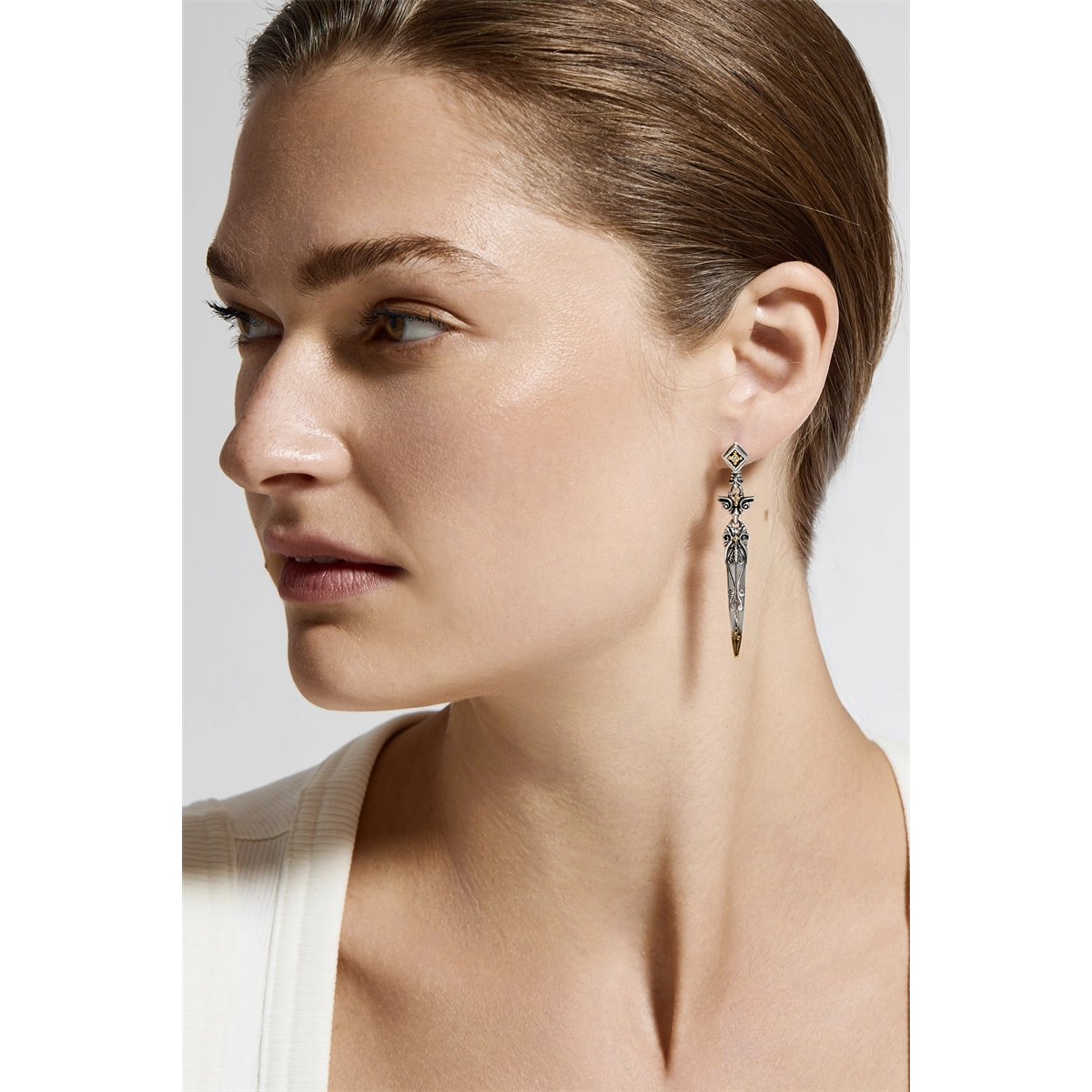 Konstantino Earrings in Mixed Metals containing Diamond SKKJ743-130-109