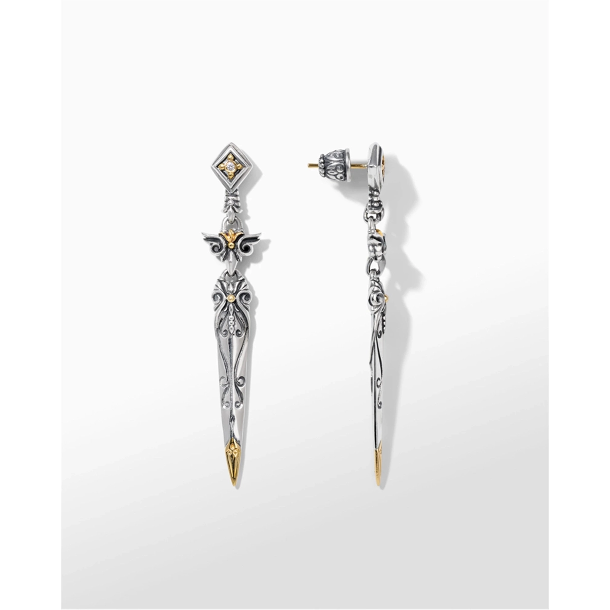 Konstantino Earrings in Mixed Metals containing Diamond SKKJ743-130-109