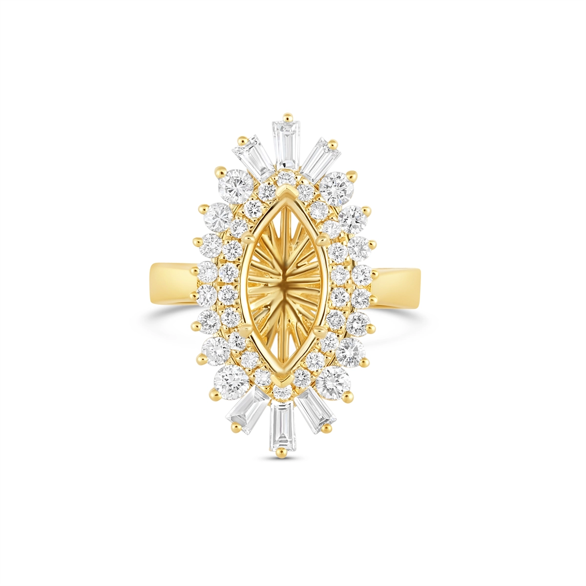 Engagement Collections Engagement Rings in Yellow Gold containing Diamond 456728