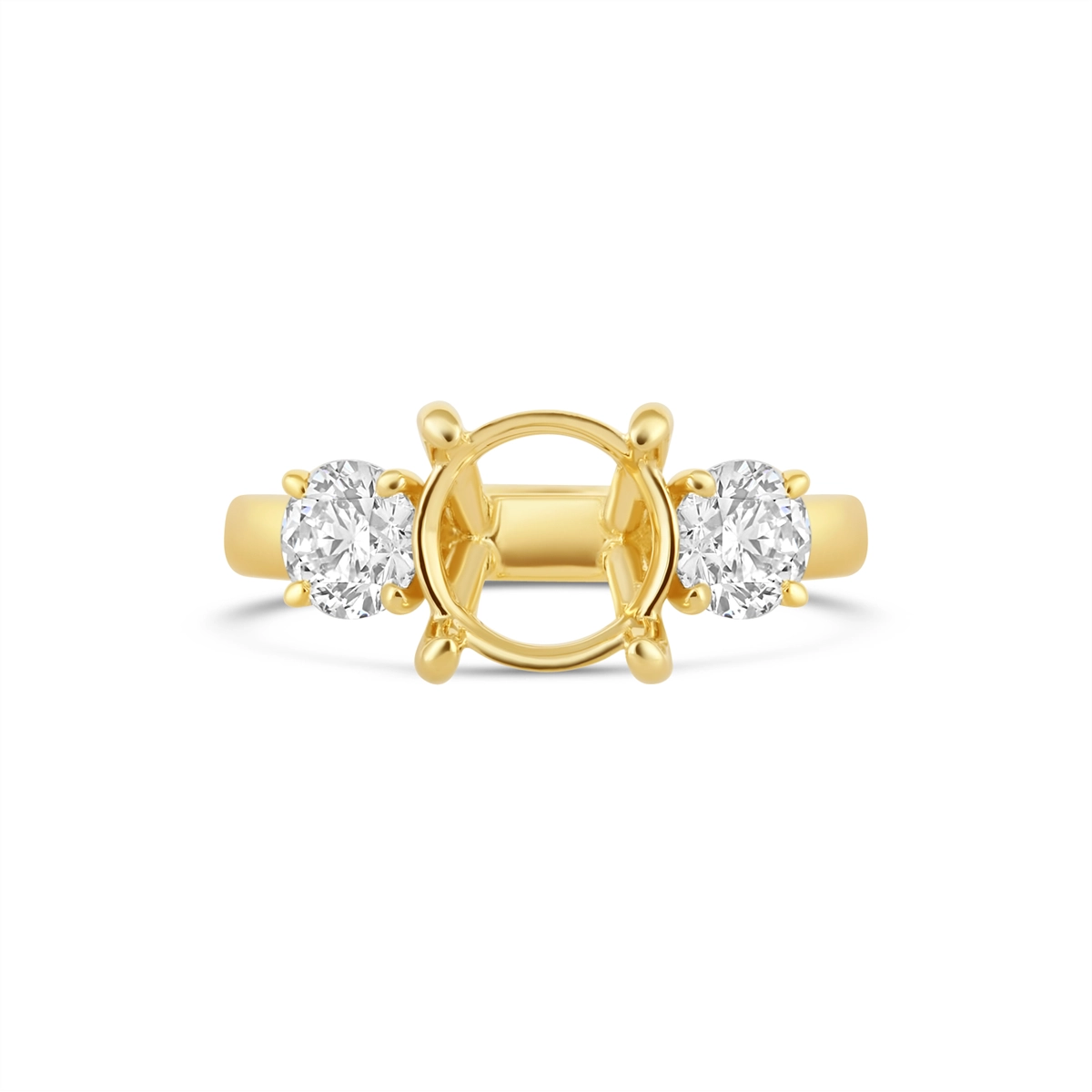 Engagement Collections Engagement Rings in Yellow Gold containing Diamond 456729