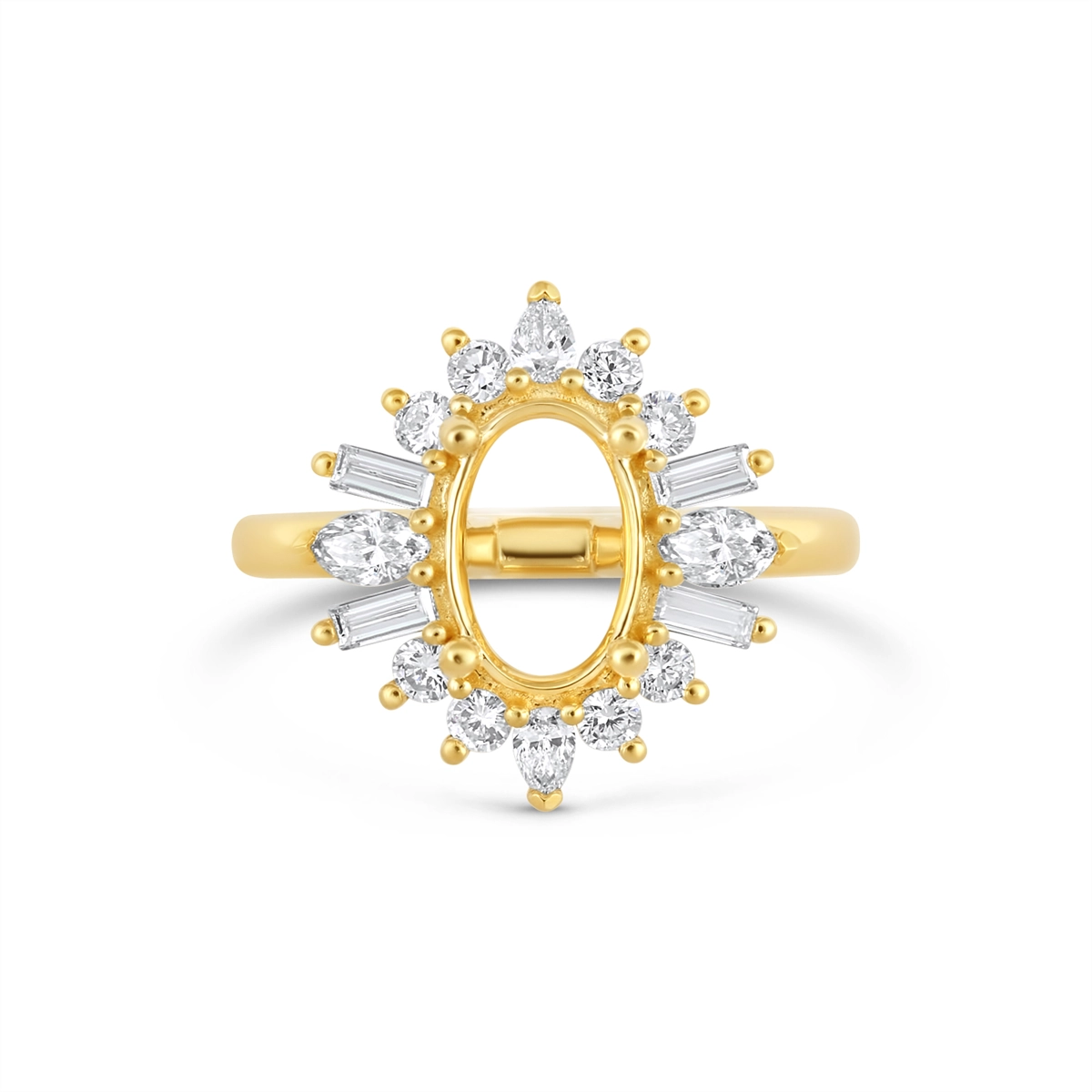 Engagement Collections Engagement Rings in Yellow Gold containing Diamond 456739