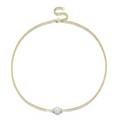 Necklaces Necklaces in Yellow Gold containing Multi-gemstone, Diamond, Pearl 456767