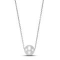 Necklaces Necklaces in White Gold containing Pearl 456769