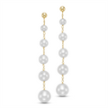 Earrings Earrings in Yellow Gold containing Pearl 456771