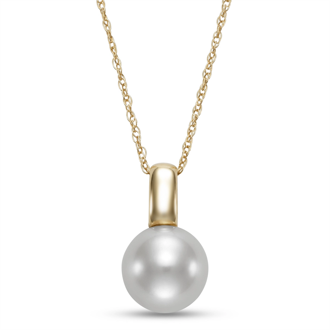 Necklaces Necklaces in Yellow Gold containing Pearl 456773
