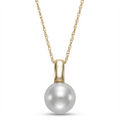 Necklaces Necklaces in Yellow Gold containing Pearl 456773