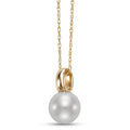 Necklaces Necklaces in Yellow Gold containing Pearl 456773
