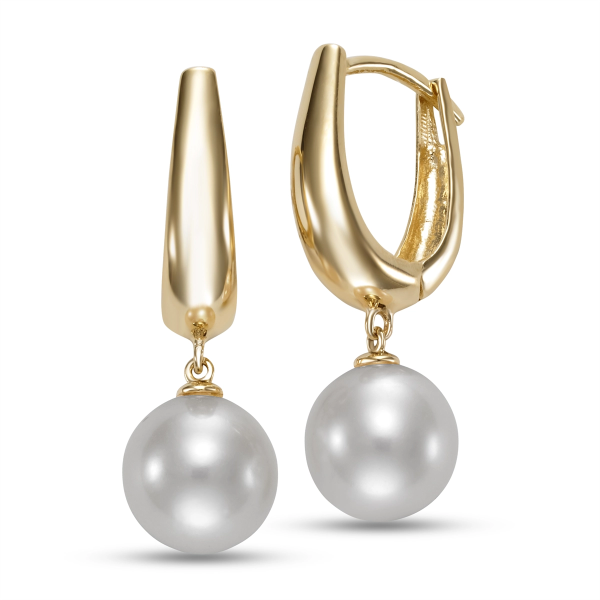 Earrings Earrings in Yellow Gold containing Pearl 456774