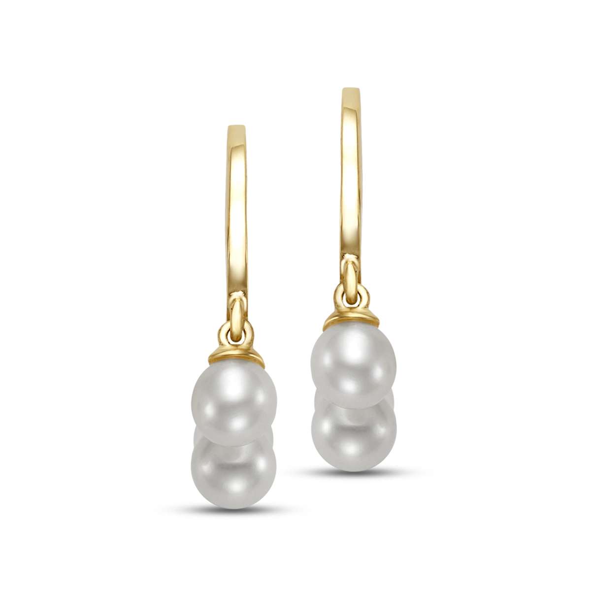 Earrings Earrings in Yellow Gold containing Pearl 456775