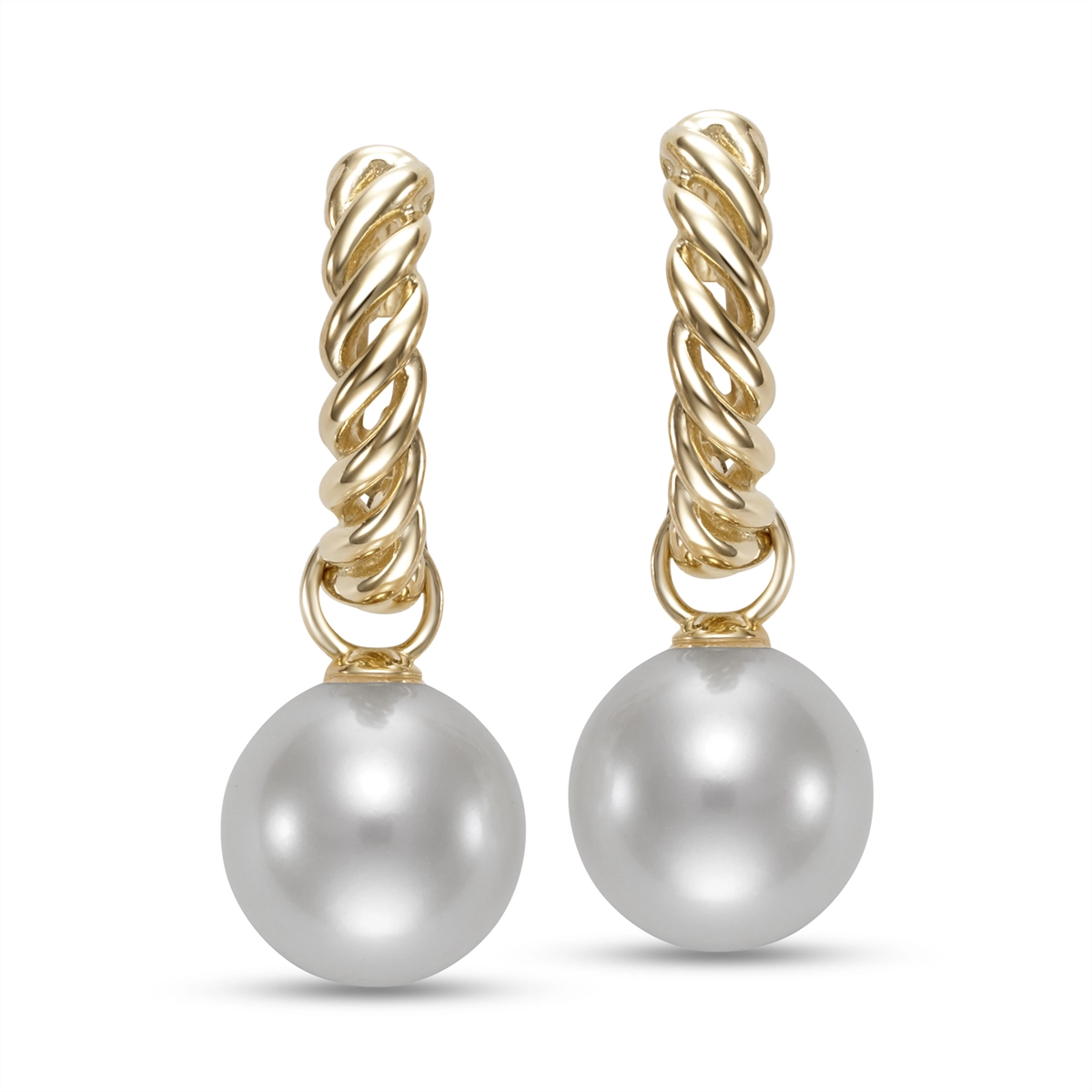 Earrings Earrings in Yellow Gold containing Pearl 456776