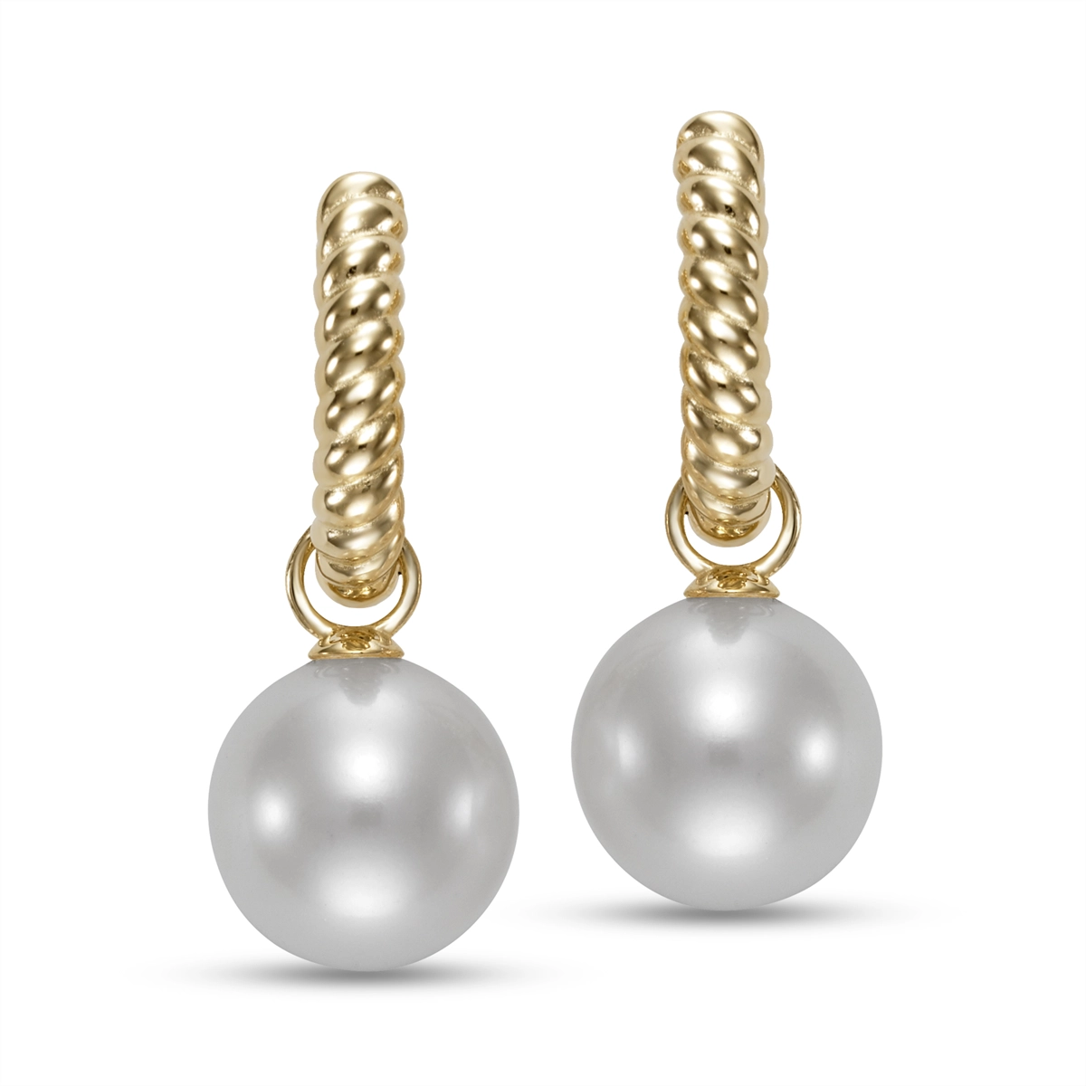 Earrings Earrings in Yellow Gold containing Pearl 456779