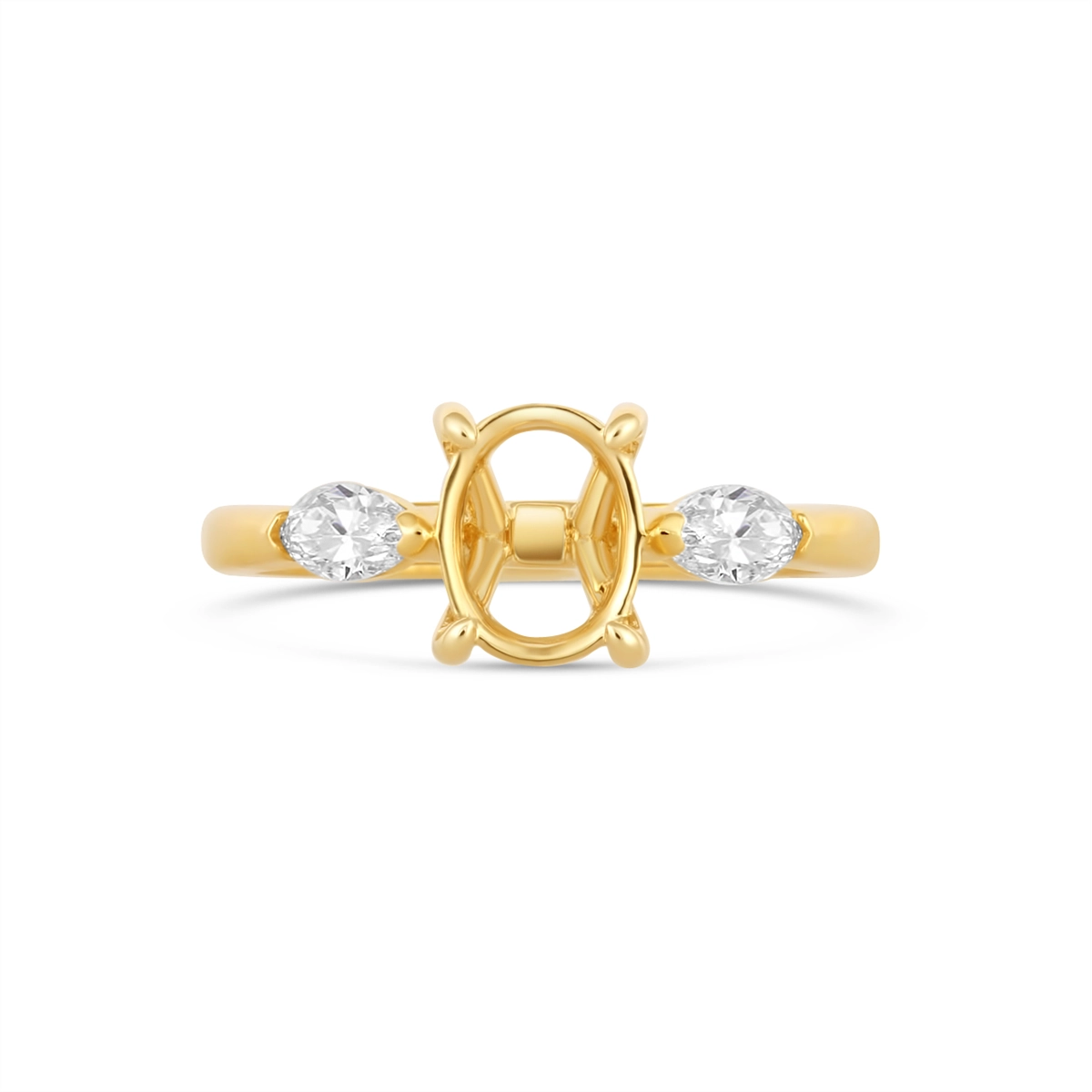 Engagement Collections Engagement Rings in Yellow Gold containing Diamond 456785