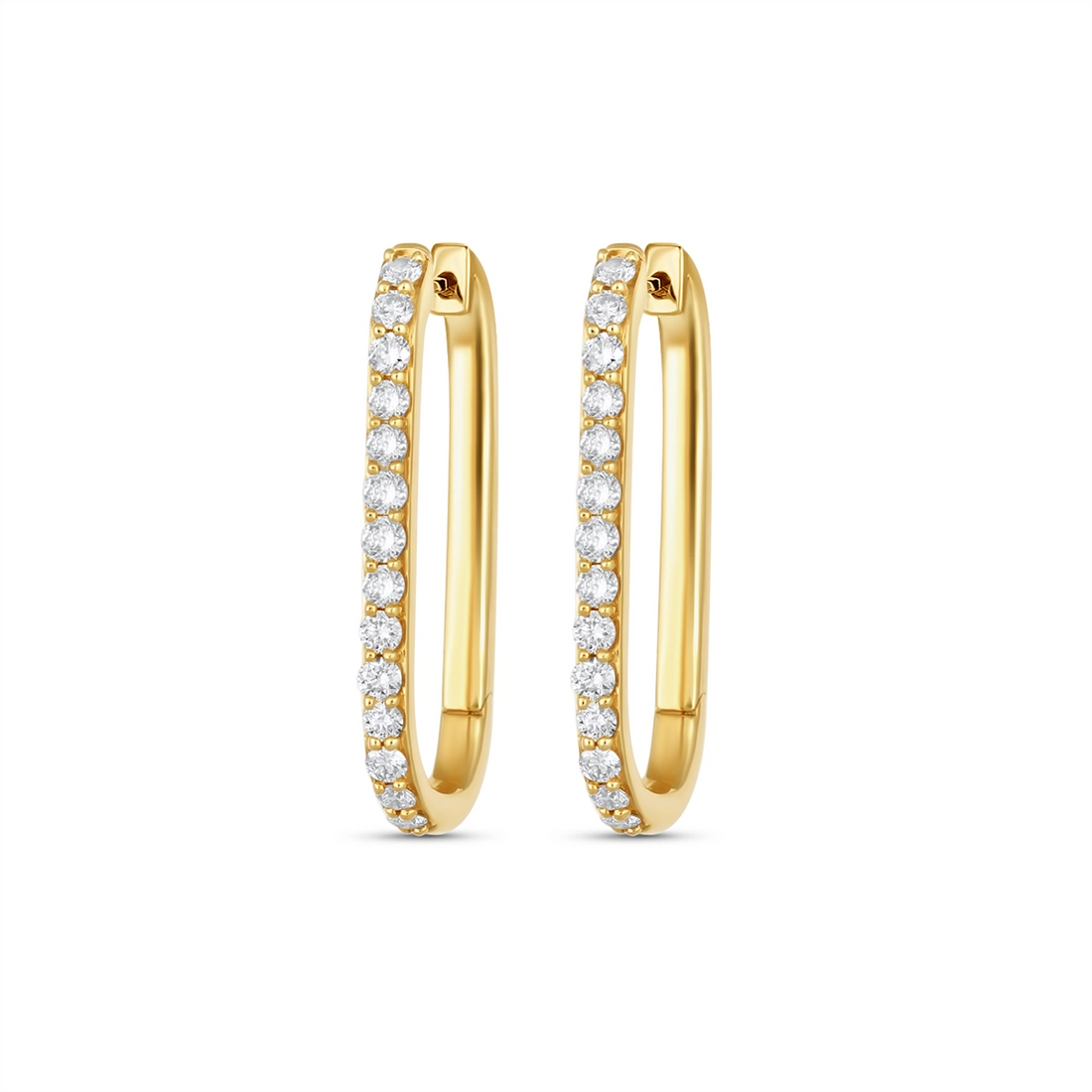 Earrings Earrings in Yellow Gold containing Diamond 456804