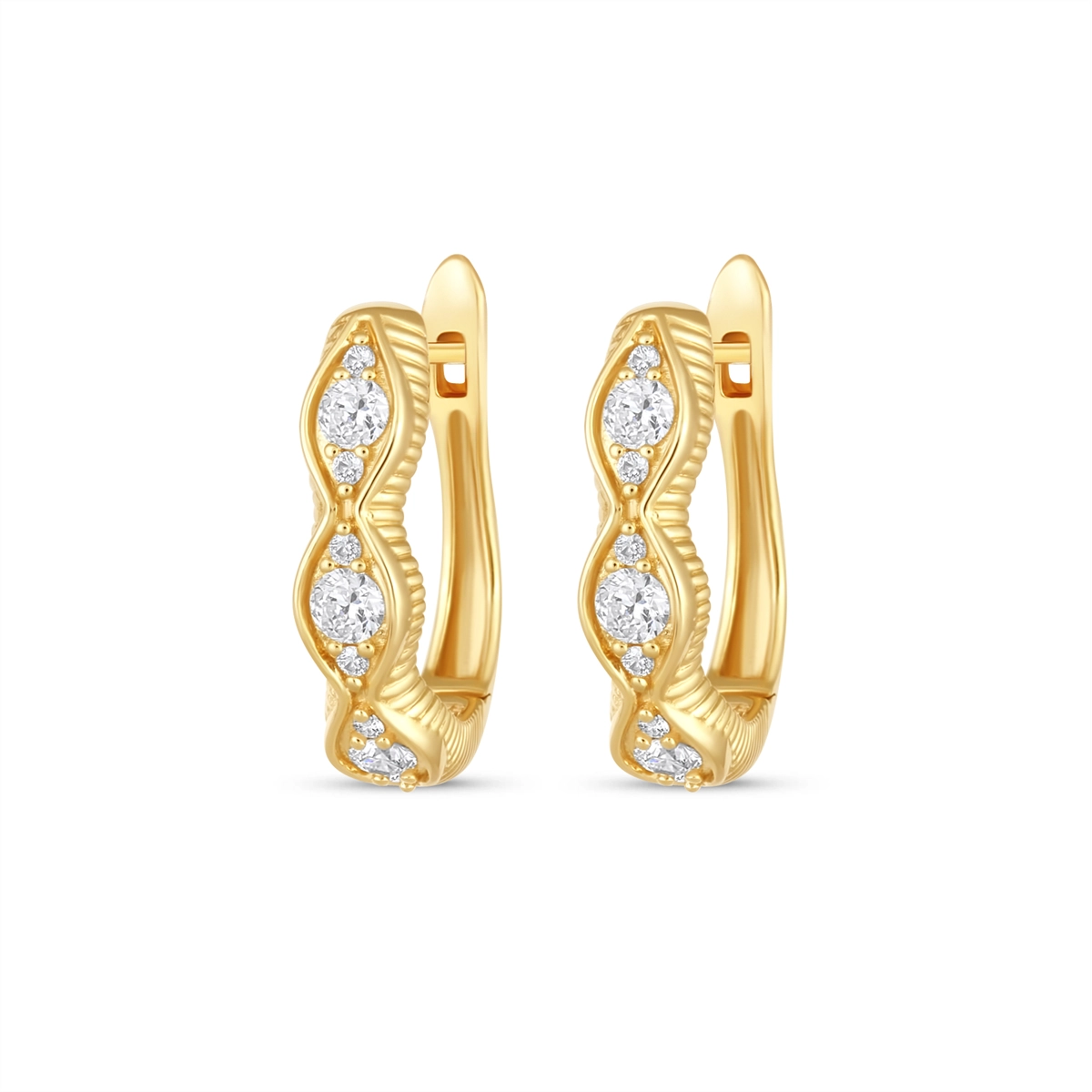 Earrings Earrings in Yellow Gold containing Diamond 456807