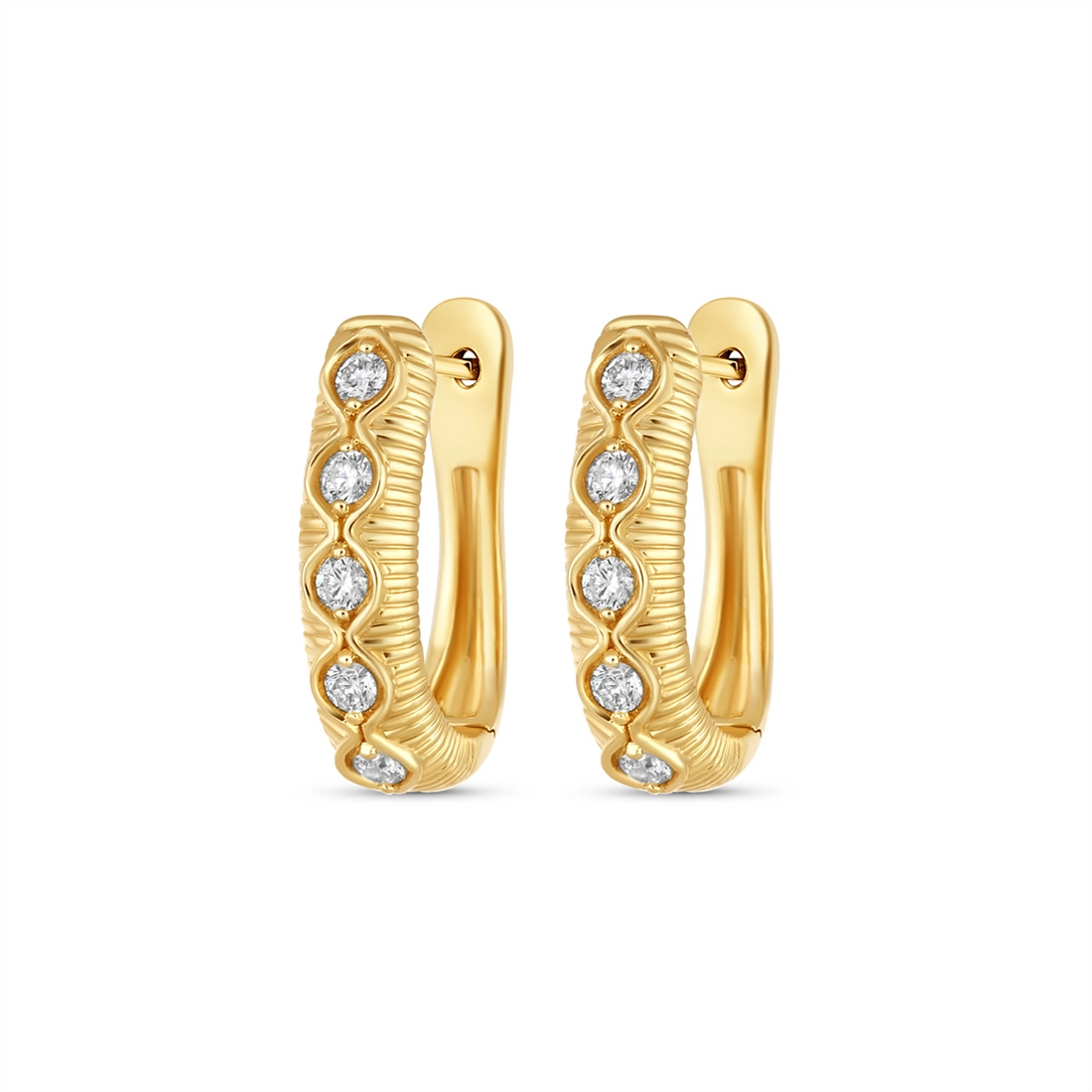 Earrings Earrings in Yellow Gold containing Diamond 456808