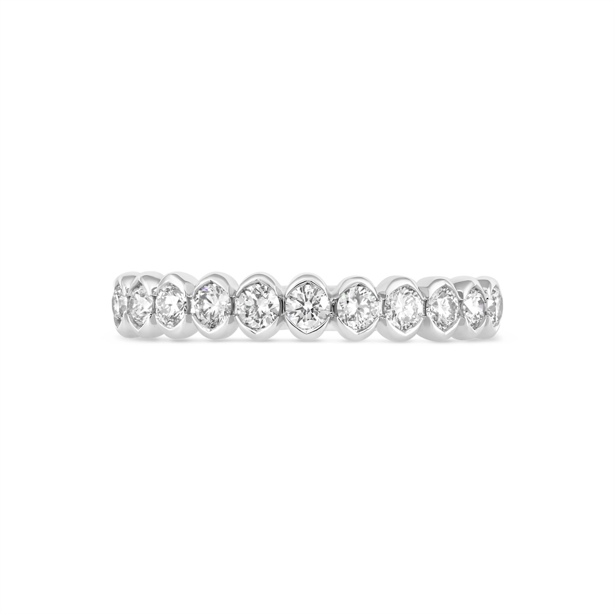 Wedding Bands Wedding Rings in White Gold containing Diamond 456812