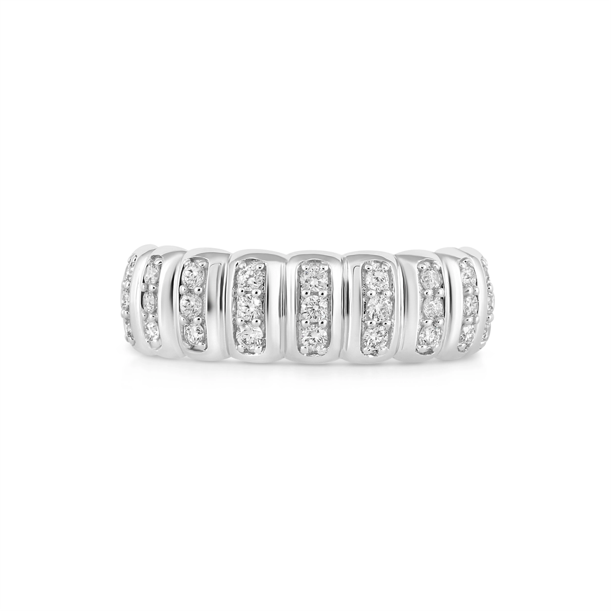 Wedding Bands Rings in White Gold containing Diamond 456818