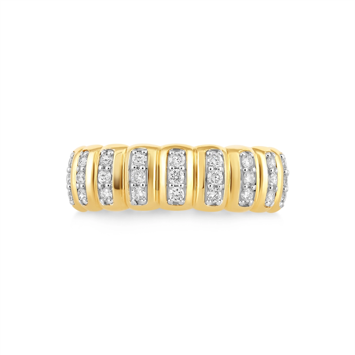 Wedding Bands Rings in Yellow Gold containing Diamond 456819