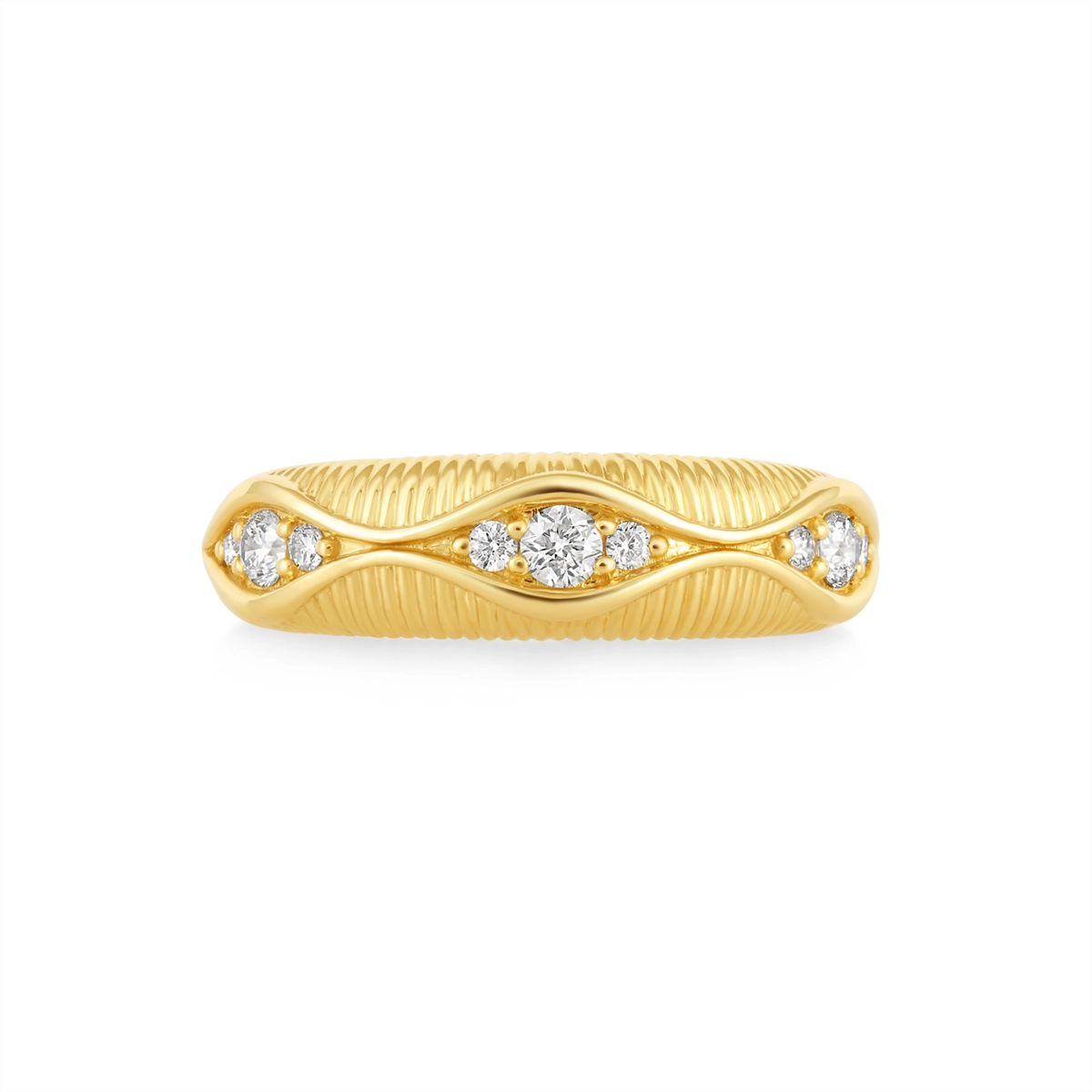 Wedding Bands Rings in Yellow Gold containing Diamond 456822