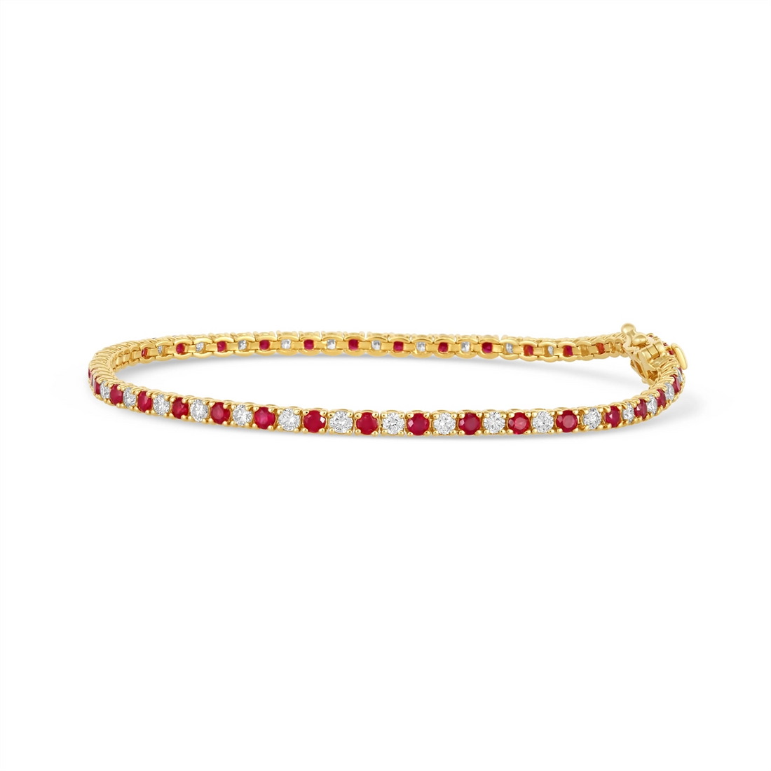 Bracelets Bracelets in Yellow Gold containing Multi-gemstone, Diamond, Ruby 456831