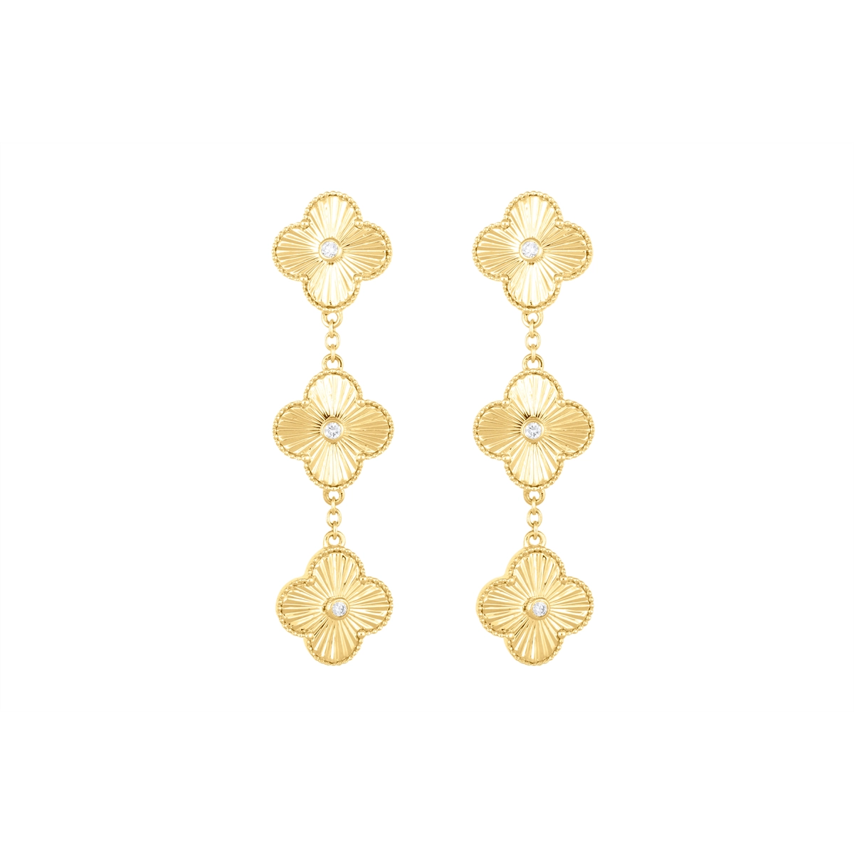 Earrings Earrings in Yellow Gold containing Diamond 456846