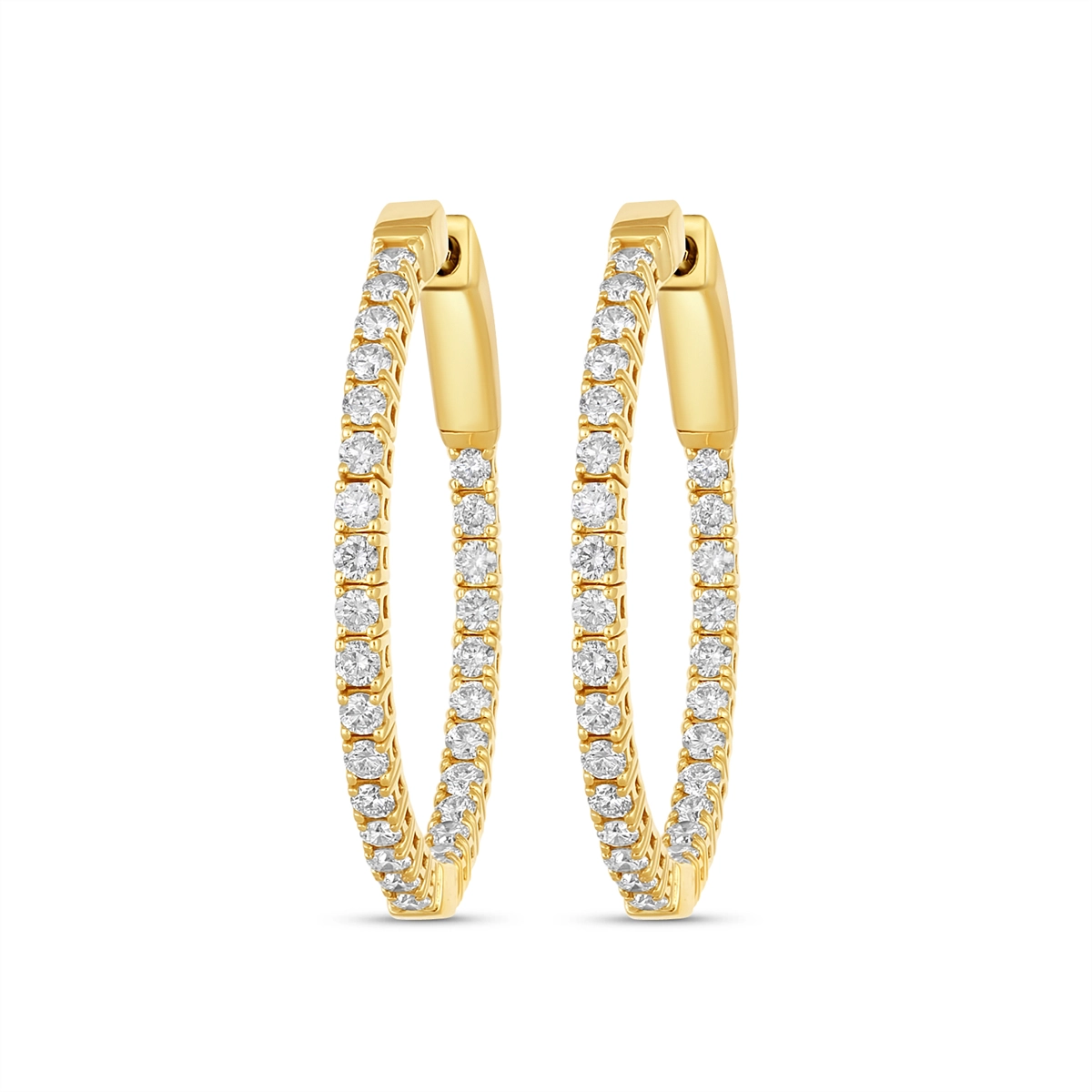 Earrings Earrings in Yellow Gold containing Diamond 456847