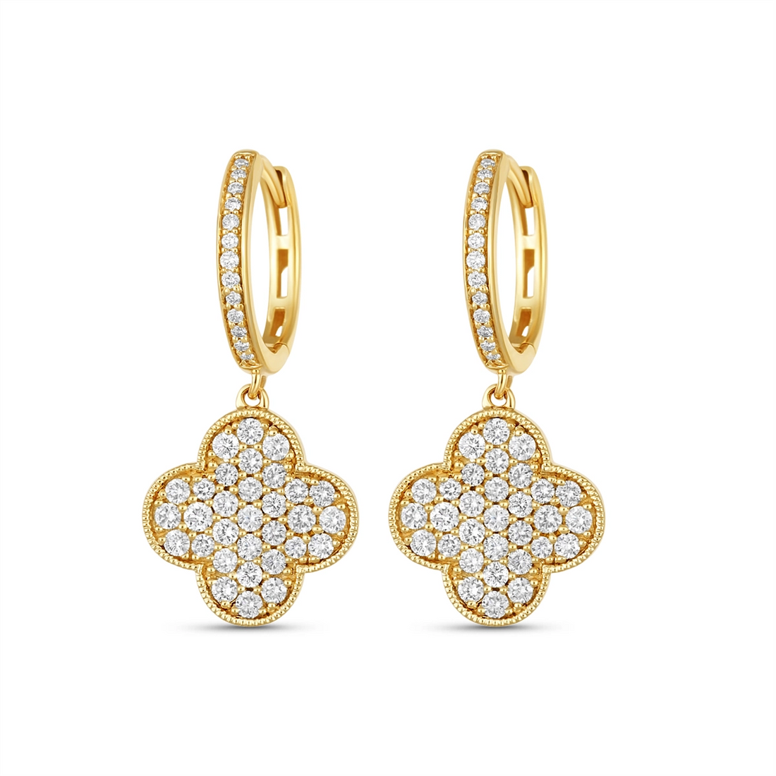 Earrings Earrings in Yellow Gold containing Diamond 456849