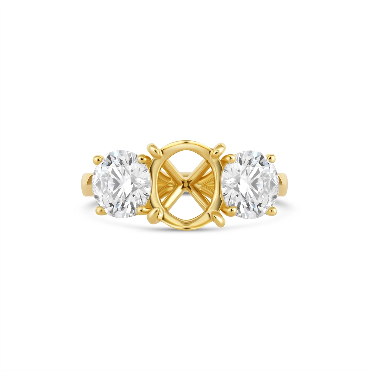 Engagement Collections Engagement Rings in Yellow Gold containing Diamond 456869