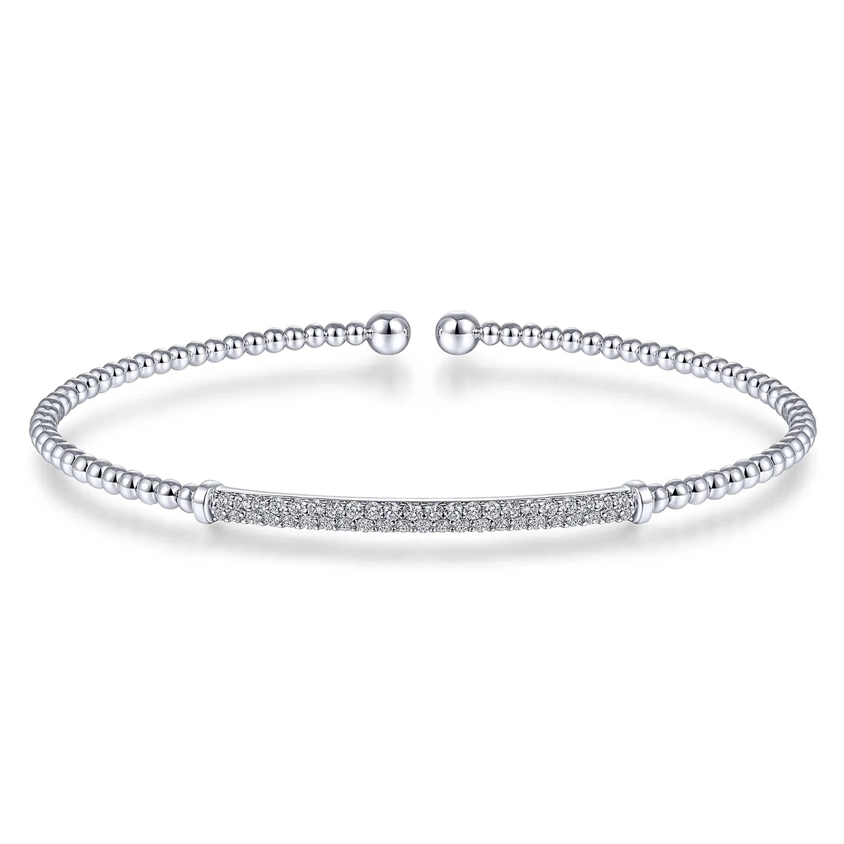 Gabriel & Co Bracelets in White Gold containing Diamond BG4262-62W45JJ