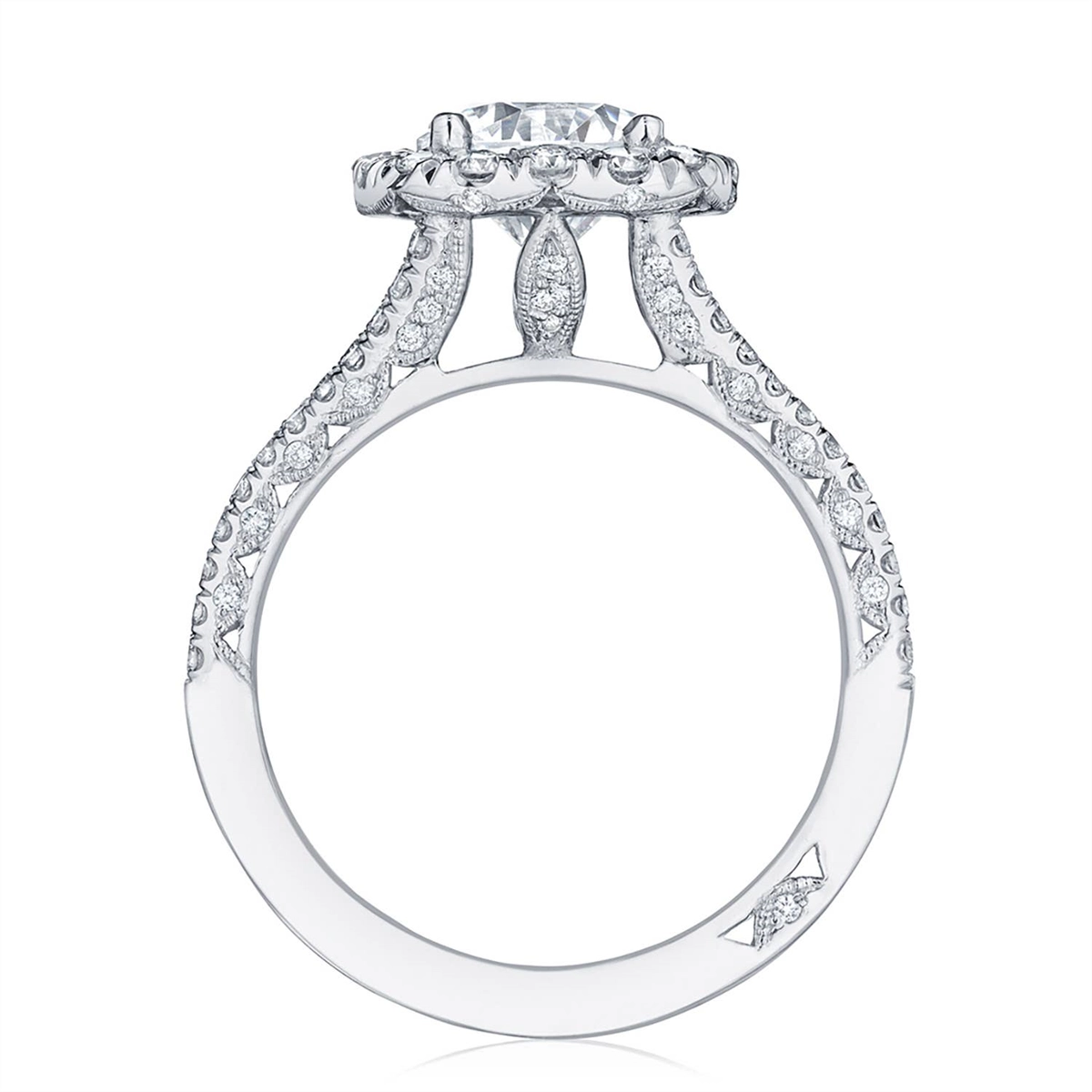 Tacori Engagement Rings in Platinum/Palladium containing Diamond 457025