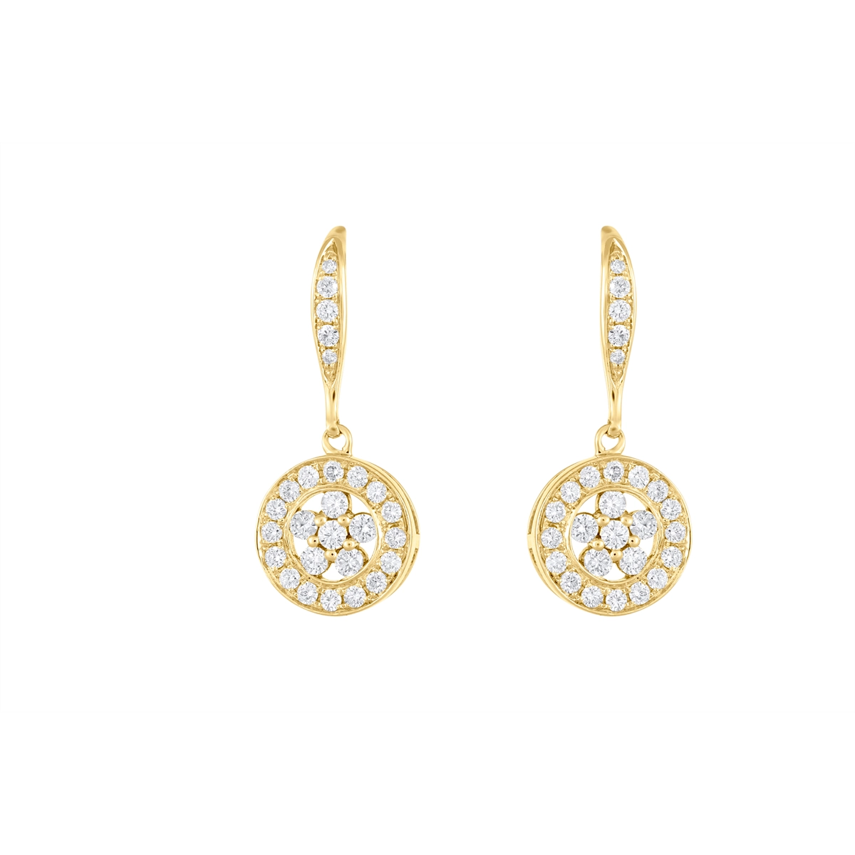 Earrings Earrings in Yellow Gold containing Diamond 457069
