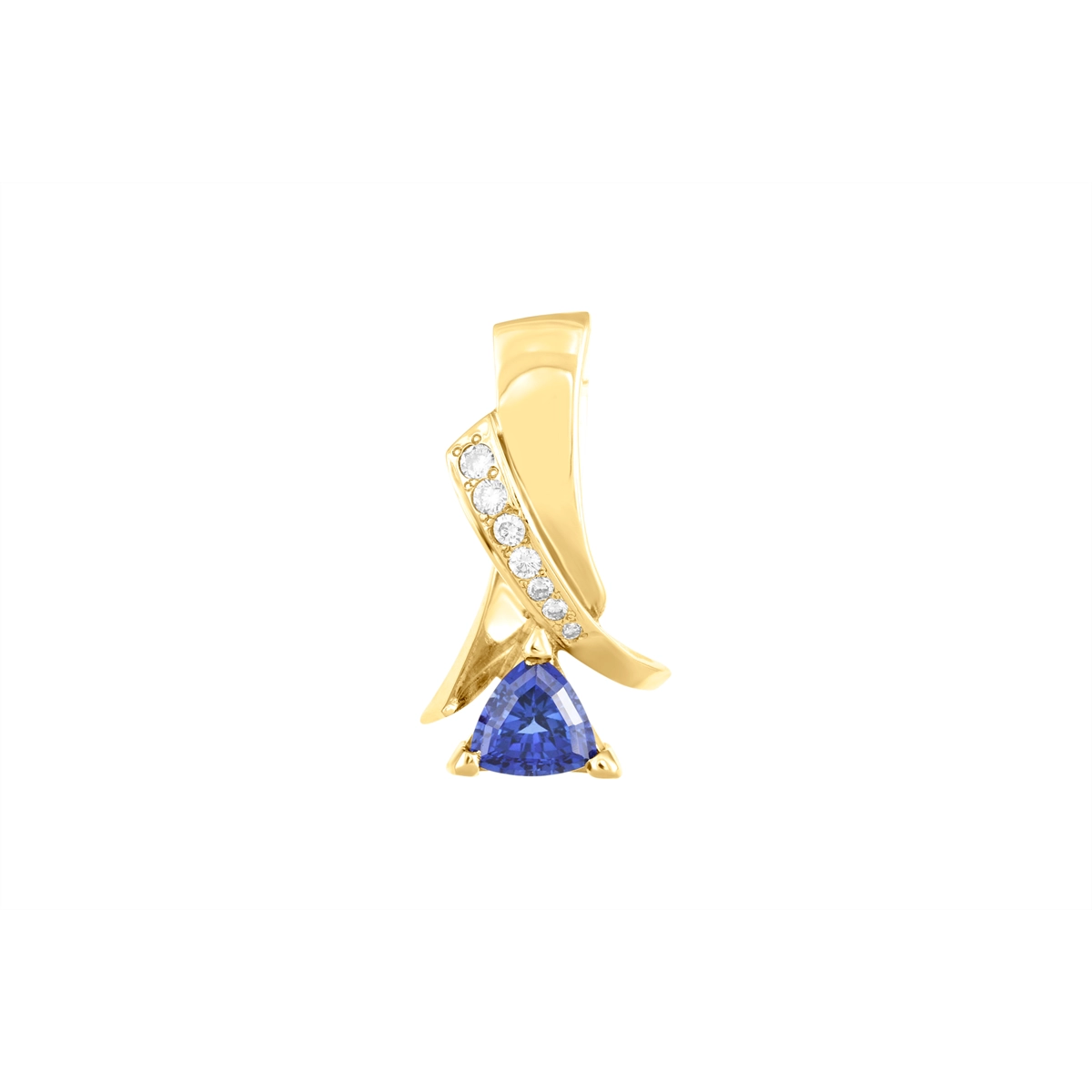 Pendants Pendants in Yellow Gold containing Tanzanite, Multi-gemstone, Diamond 457078