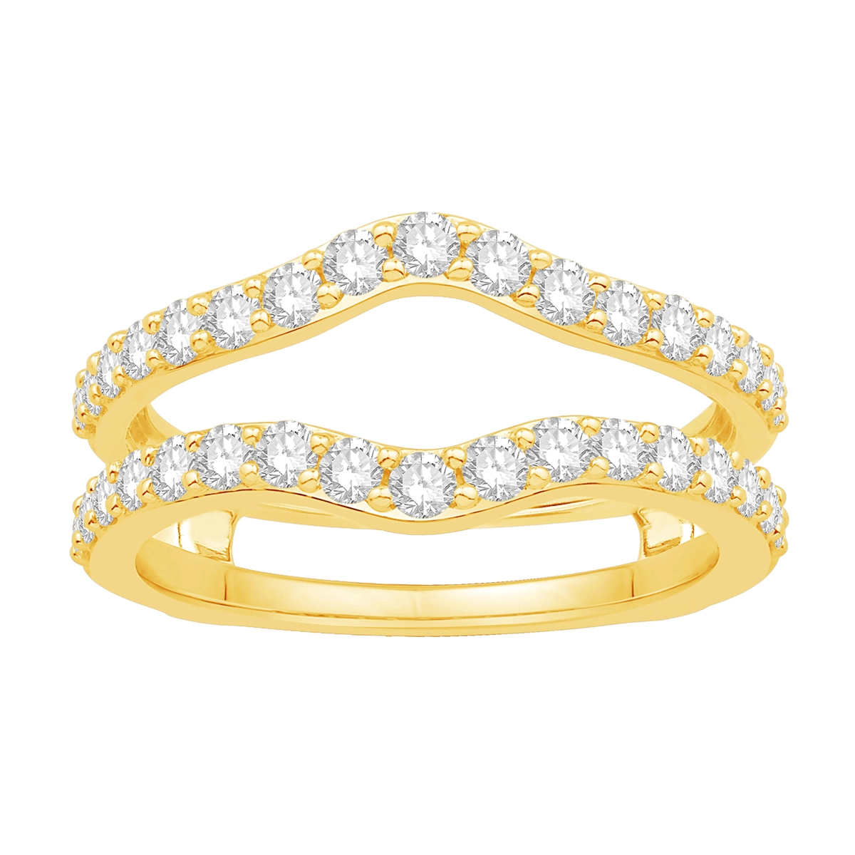 Wedding Bands Wedding Rings in Yellow Gold containing Emerald 457163
