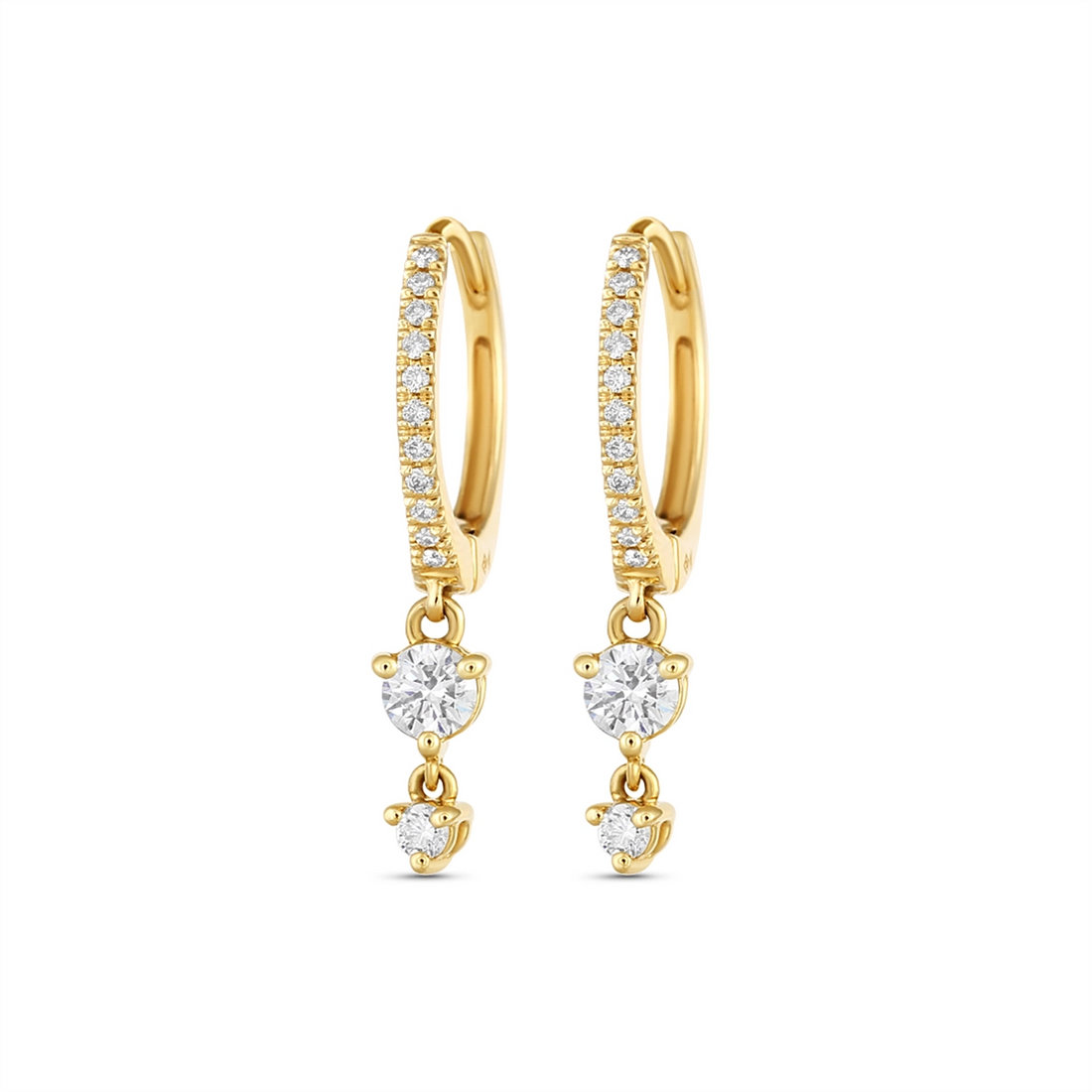 Earrings Earrings in Yellow Gold containing Diamond 457216