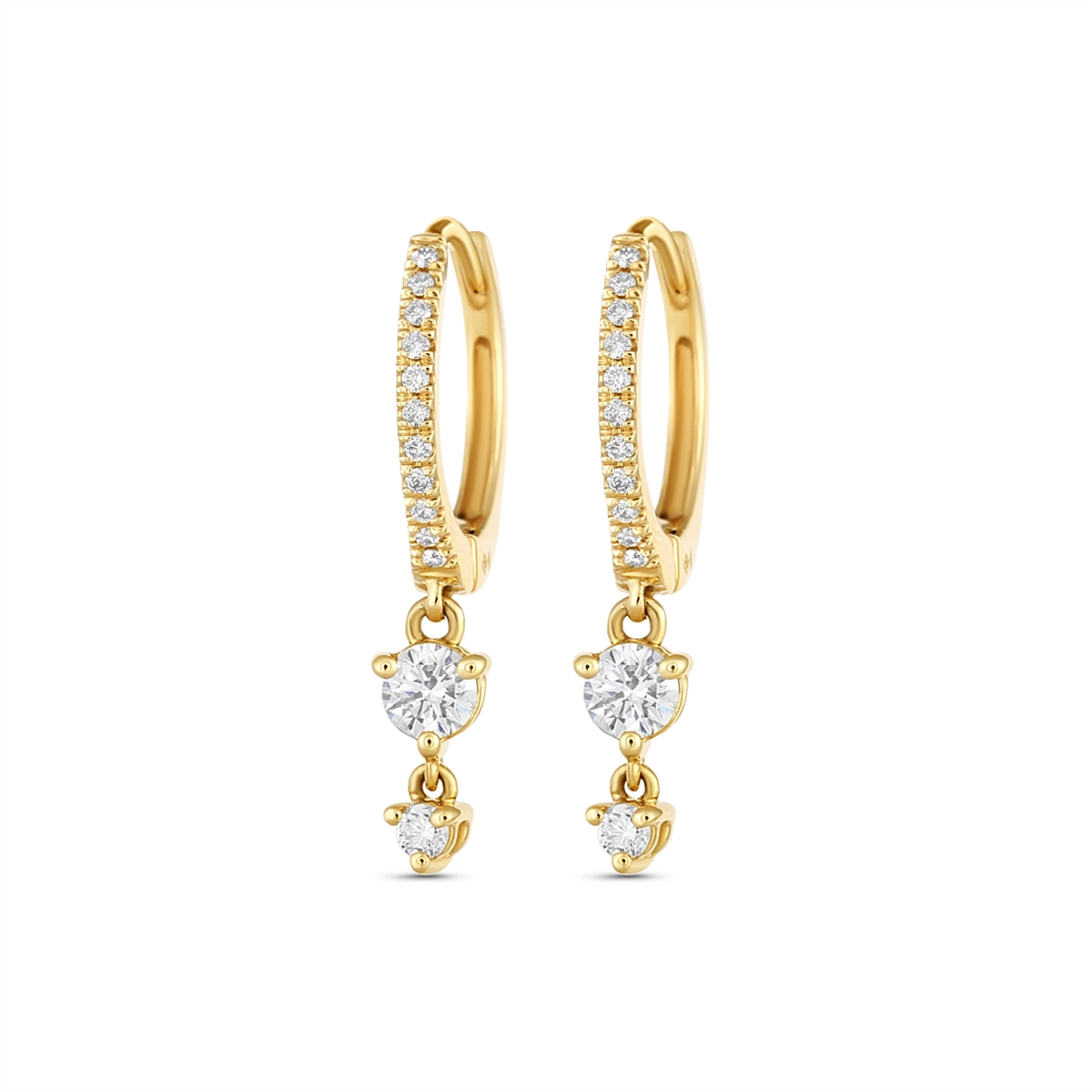 Earrings Earrings in Yellow Gold containing Diamond 457216