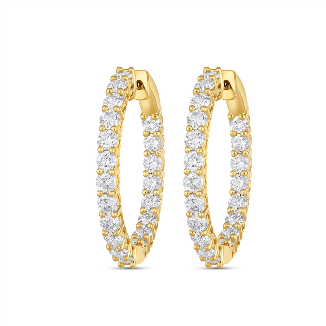 Earrings Earrings in Yellow Gold containing Diamond 457217