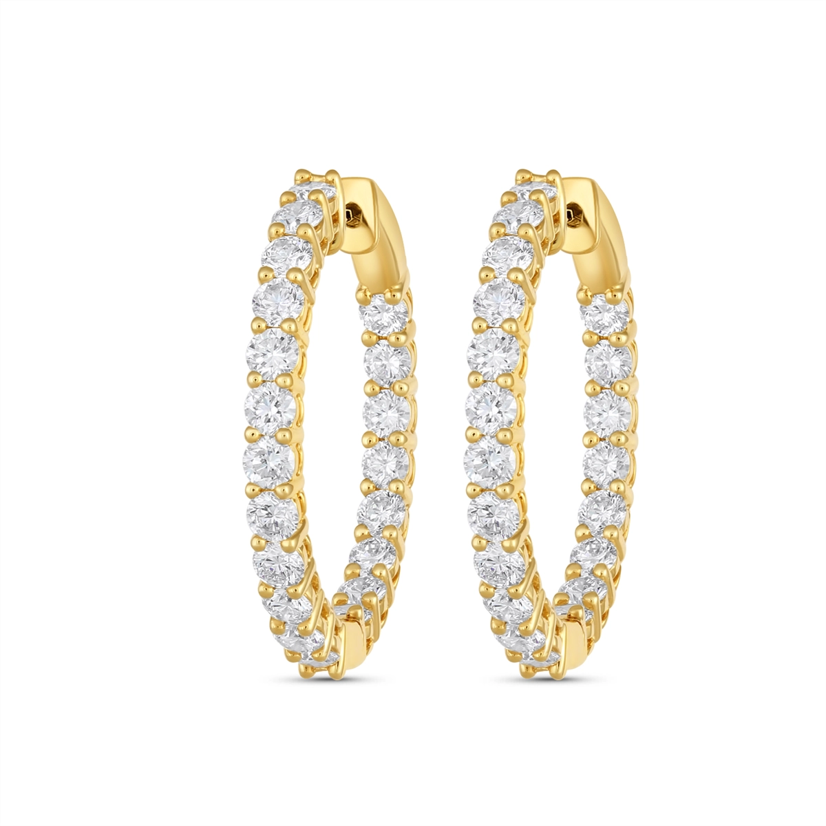 Earrings Earrings in Yellow Gold containing Diamond 457217