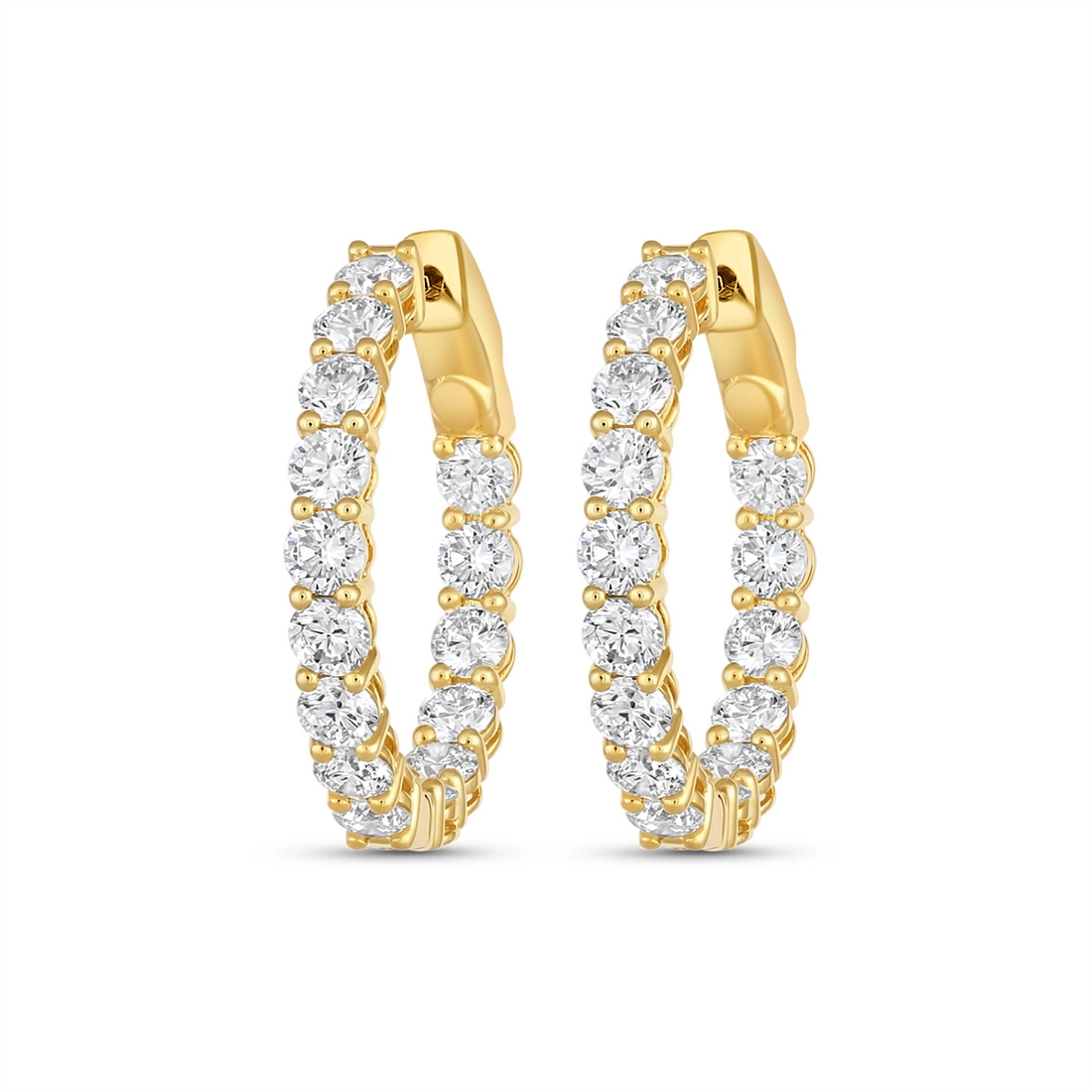 Earrings Earrings in Yellow Gold containing Diamond 457218