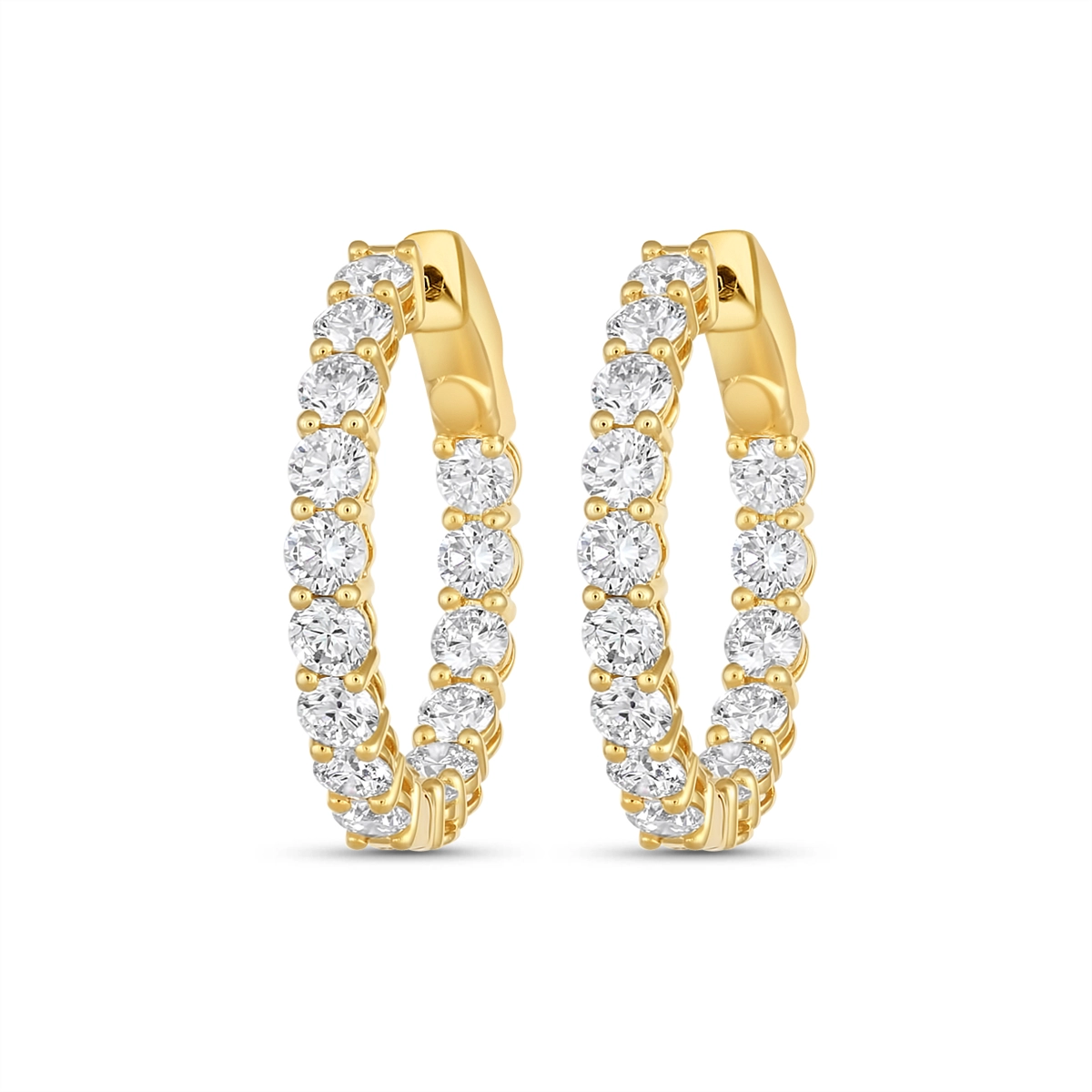 Earrings Earrings in Yellow Gold containing Diamond 457218