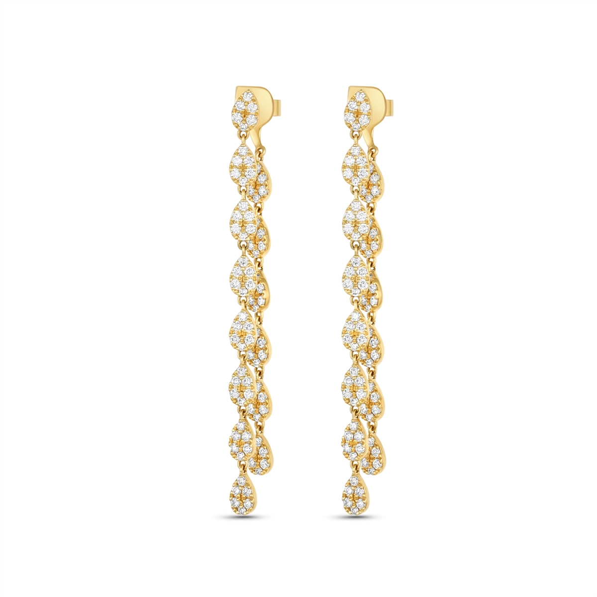 Earrings Earrings in Yellow Gold containing Diamond 457220