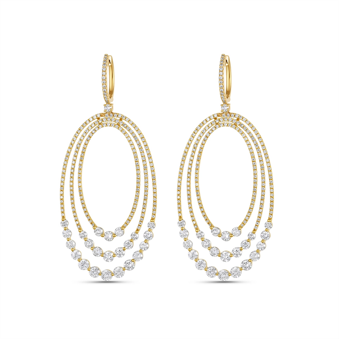 Earrings Earrings in Yellow Gold containing Diamond 457221