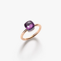 Pomellato Rings in Mixed Metals containing Amethyst PAB4030-O6000-000OI-53